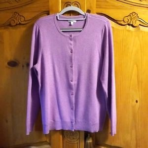 Croft and Barrow cardigan sweater size L